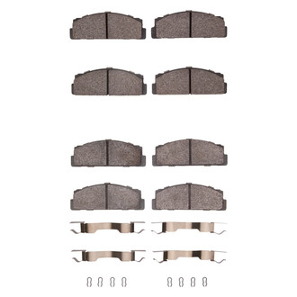 R1 Concepts® - Semi-Metallic Semi-Metallic Front and Rear Brake Pad Set