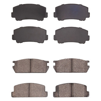 R1 Concepts® - Semi-Metallic Semi-Metallic Front and Rear Brake Pad Set