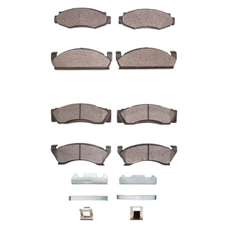 R1 Concepts® - Semi-Metallic Semi-Metallic Front and Rear Brake Pad Set