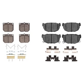 R1 Concepts® - Semi-Metallic Semi-Metallic Front and Rear Brake Pad Set