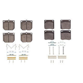 R1 Concepts® - Semi-Metallic Semi-Metallic Front and Rear Brake Pad Set