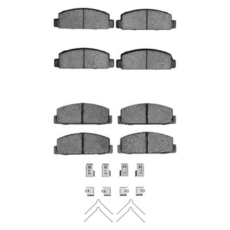R1 Concepts® - Semi-Metallic Semi-Metallic Front and Rear Brake Pad Set