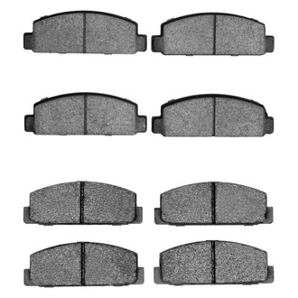 R1 Concepts® - Semi-Metallic Semi-Metallic Front and Rear Brake Pad Set