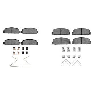 R1 Concepts® - Semi-Metallic Semi-Metallic Front and Rear Brake Pad Set