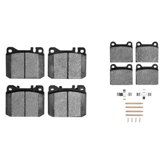 R1 Concepts® - Semi-Metallic Semi-Metallic Front and Rear Brake Pad Set