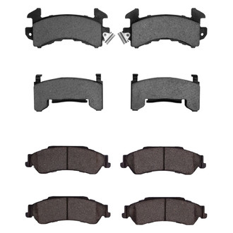 R1 Concepts® - Semi-Metallic Semi-Metallic Front and Rear Brake Pad Set