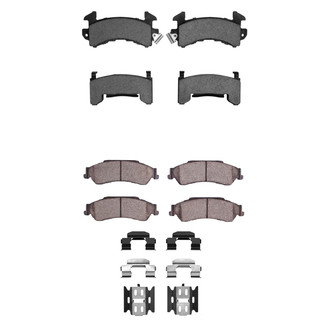 R1 Concepts® - Semi-Metallic Semi-Metallic Front and Rear Brake Pad Set