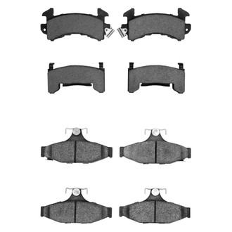 R1 Concepts® - Semi-Metallic Semi-Metallic Front and Rear Brake Pad Set