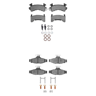 R1 Concepts® - Semi-Metallic Semi-Metallic Front and Rear Brake Pad Set
