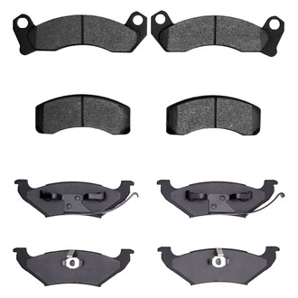 R1 Concepts® - Semi-Metallic Front and Rear Brake Pad Set
