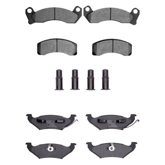 R1 Concepts® - Semi-Metallic Front and Rear Brake Pad Set