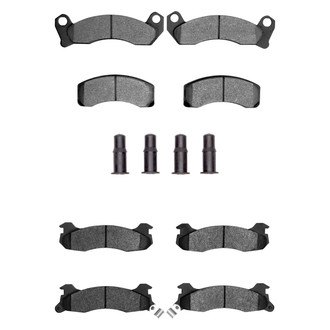 R1 Concepts® - Semi-Metallic Front and Rear Brake Pad Set