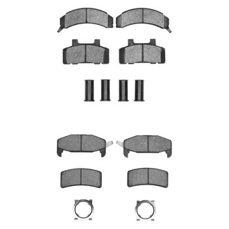 R1 Concepts® - Semi-Metallic Semi-Metallic Front and Rear Brake Pad Set