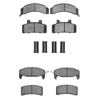 R1 Concepts® - Semi-Metallic Semi-Metallic Front and Rear Brake Pad Set