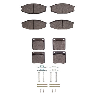 R1 Concepts® - Semi-Metallic Semi-Metallic Front and Rear Brake Pad Set