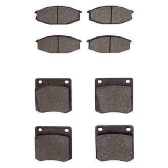 R1 Concepts® - Semi-Metallic Semi-Metallic Front and Rear Brake Pad Set