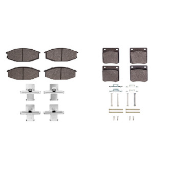 R1 Concepts® - Semi-Metallic Semi-Metallic Front and Rear Brake Pad Set