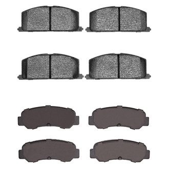 R1 Concepts® - Semi-Metallic Semi-Metallic Front and Rear Brake Pad Set