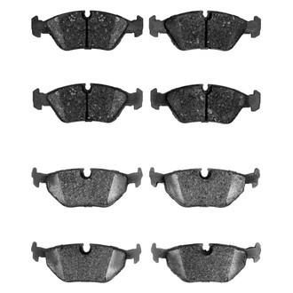 R1 Concepts® - Semi-Metallic Front and Rear Brake Pad Set