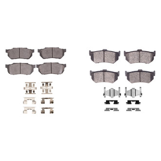 R1 Concepts® - Semi-Metallic Semi-Metallic Front and Rear Brake Pad Set