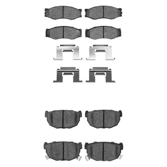 R1 Concepts® - Semi-Metallic Semi-Metallic Front and Rear Brake Pad Set