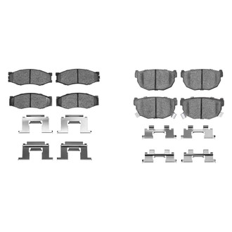 R1 Concepts® - Semi-Metallic Front and Rear Brake Pad Set