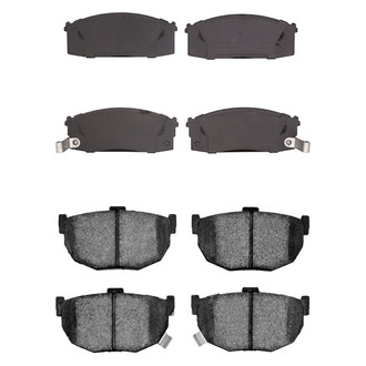R1 Concepts® - Semi-Metallic Semi-Metallic Front and Rear Brake Pad Set