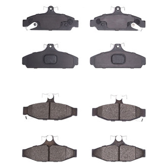 R1 Concepts® - Semi-Metallic Semi-Metallic Front and Rear Brake Pad Set