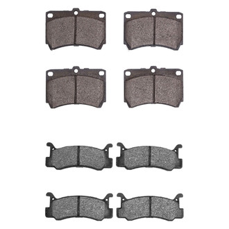 R1 Concepts® - Semi-Metallic Semi-Metallic Front and Rear Brake Pad Set