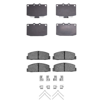 R1 Concepts® - Semi-Metallic Semi-Metallic Front and Rear Brake Pad Set