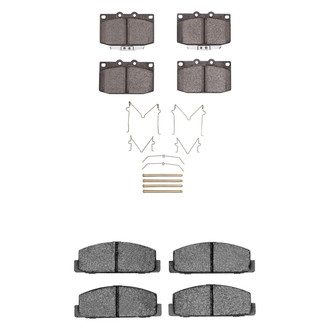 R1 Concepts® - Semi-Metallic Semi-Metallic Front and Rear Brake Pad Set