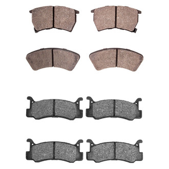 R1 Concepts® - Semi-Metallic Semi-Metallic Front and Rear Brake Pad Set