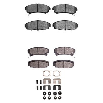 R1 Concepts® - Semi-Metallic Semi-Metallic Front and Rear Brake Pad Set