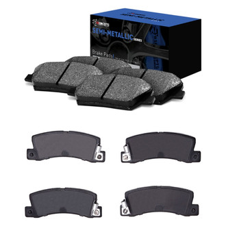 R1 Concepts® - Semi-Metallic Front and Rear Brake Pad Set