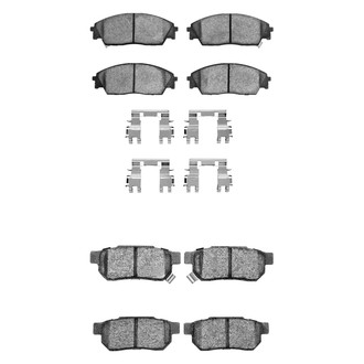 R1 Concepts® - Semi-Metallic Semi-Metallic Front and Rear Brake Pad Set