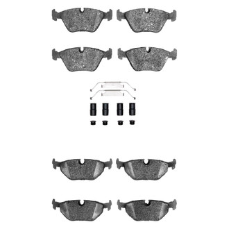 R1 Concepts® - Semi-Metallic Front and Rear Brake Pad Set