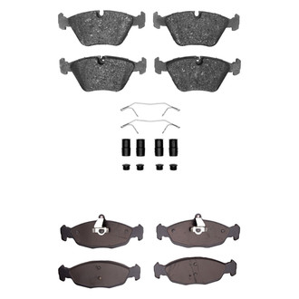 R1 Concepts® - Semi-Metallic Semi-Metallic Front and Rear Brake Pad Set