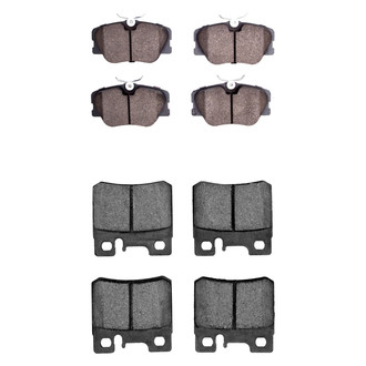 R1 Concepts® - Semi-Metallic Semi-Metallic Front and Rear Brake Pad Set
