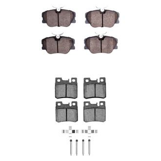 R1 Concepts® - Semi-Metallic Semi-Metallic Front and Rear Brake Pad Set