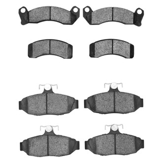 R1 Concepts® - Semi-Metallic Semi-Metallic Front and Rear Brake Pad Set