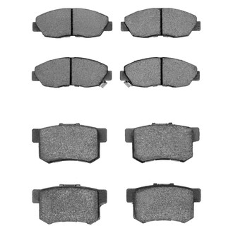R1 Concepts® - Semi-Metallic Front and Rear Brake Pad Set