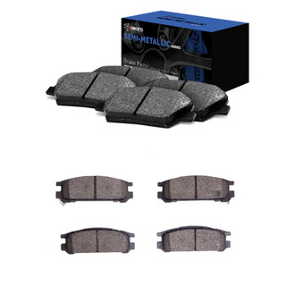 R1 Concepts® - Semi-Metallic Front and Rear Brake Pad Set