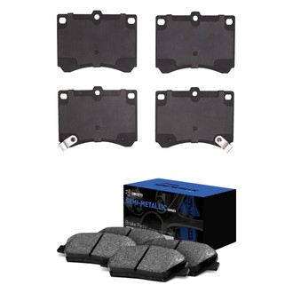R1 Concepts® - Semi-Metallic Front and Rear Brake Pad Set