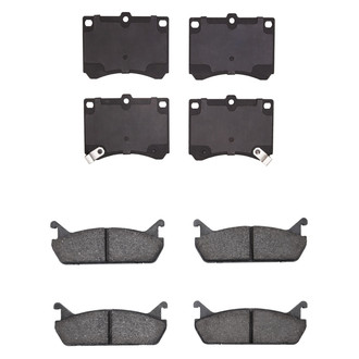 R1 Concepts® - Semi-Metallic Semi-Metallic Front and Rear Brake Pad Set