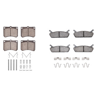 R1 Concepts® - Semi-Metallic Semi-Metallic Front and Rear Brake Pad Set