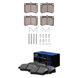 R1 Concepts® - Semi-Metallic Front and Rear Brake Pad Set