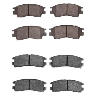 R1 Concepts® - Semi-Metallic Semi-Metallic Front and Rear Brake Pad Set