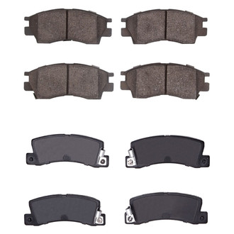 R1 Concepts® - Semi-Metallic Front and Rear Brake Pad Set