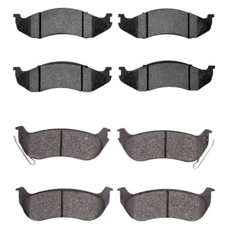 R1 Concepts® - Semi-Metallic Semi-Metallic Front and Rear Brake Pad Set