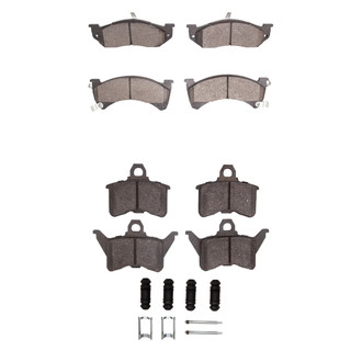 R1 Concepts® - Semi-Metallic Semi-Metallic Front and Rear Brake Pad Set